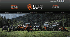 Desktop Screenshot of hopetractor.com