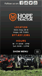 Mobile Screenshot of hopetractor.com